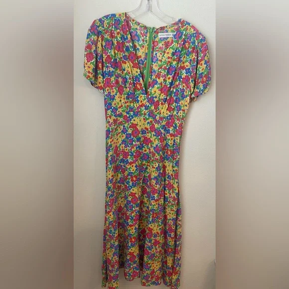 Faithfull the Brand Multicolor Floral Midi Dress - Picture 7 of 12